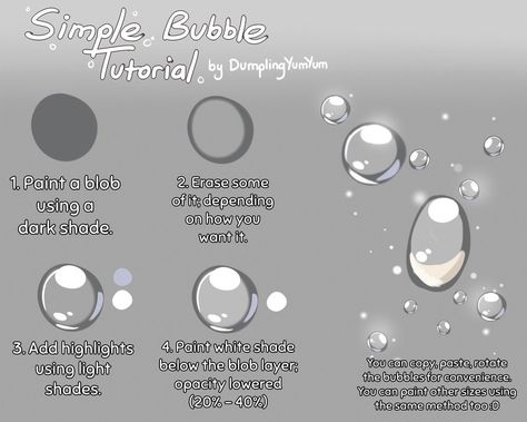 Bubble Drawing, Concept Art Tutorial, Digital Art Beginner, Coloring Tutorial, Poses References, Digital Painting Tutorials, Anime Drawings Tutorials, Art Tutorials Drawing, Digital Art Tutorial