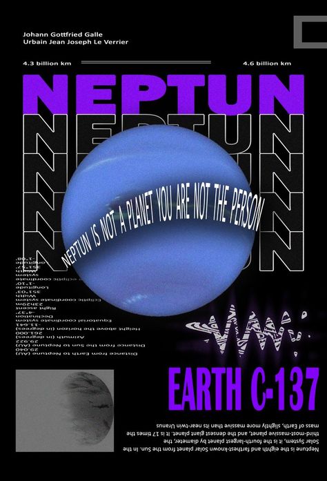 POSTER "NeptunE is not a planet you are not the person" Planet Poster, Airplane Drawing, Retro Style Posters, Old School Tattoo Designs, Tshirt Printing Design, Image Swag, Graphic Design Photoshop, Typography Poster Design, Tour Posters