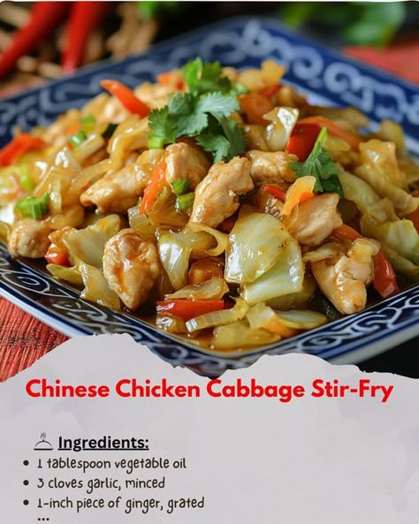 Chinese Cabbage Chicken Stir Fry, Cabbage Chicken Recipes, Chinese Chicken Cabbage Stir Fry, Chicken Cabbage Recipes, Cabbage Stir Fry Recipes, Cabbage Chicken Stir Fry, Chicken Cabbage Stir Fry, Chinese Chicken Stir Fry, Diabetics Diet