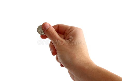 Hand holding coin. On white background #Sponsored , #PAID, #sponsored, #holding, #white, #coin, #Hand Branding Behance, Reference Drawing, Body Reference Drawing, Hand Holding, Body Reference, Reference Photos, Holding Hands, Stock Images Free, White Background