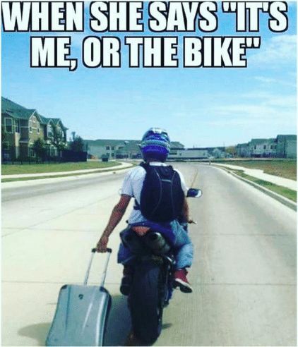 Motocross Funny, Bike Meme, Bike Humor, Motorcycle Memes, Motorcycle Humor, Truck Memes, Biker Baby, Car Jokes, Best Sport