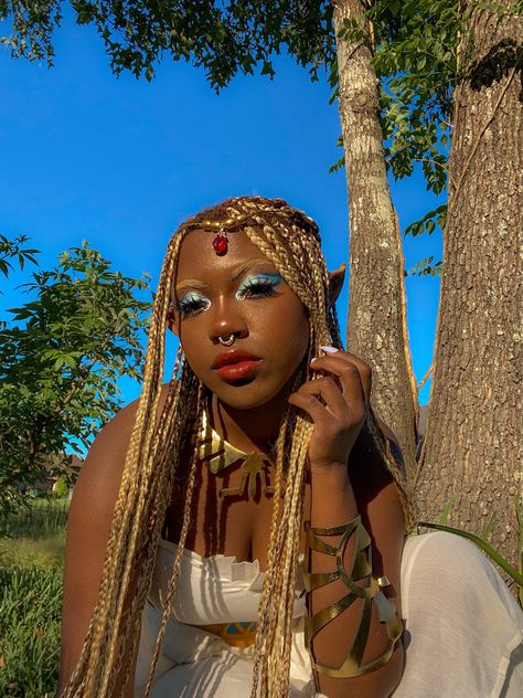 black fairy dream girl on Twitter: "this one was pretty too… " Black Fairies, Black Fairy Aesthetic, Black Fairy, Hippie Aesthetic, Fairy Aesthetic, Black Barbie, Pretty Makeup, Cute Makeup, Black Girls Hairstyles