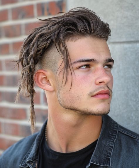 Discover 28 Trendsetting Long Hair with Undercut for Men Hairstyles and Taper Fades Undercut Guys, Long Hair With Undercut, Undercut For Men, Mid Taper Fade, Hair With Undercut, Mid Taper, Short Sides Long Top, The Undercut, Undercut Long Hair