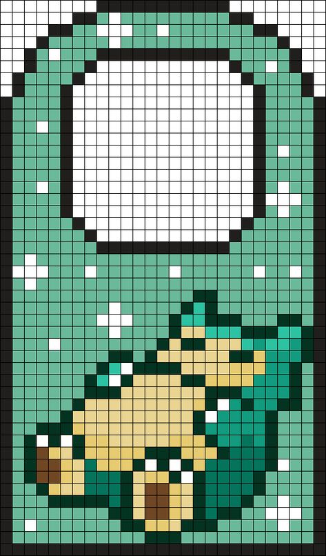 Door Hanger Kandi Pattern, Snorlax Perler Beads, Nerd Perler Bead Patterns, Pearler Bead Pokemon, 3d Perler Bead Frog, Pixel Art Door Hanger, Pearler Bead Door Hanger, Bee And Puppycat Perler Beads, Perler Bead Grid Patterns