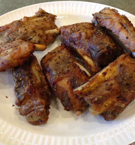 Greek Ribs Recipe Oven, Greek Ribs Recipe, Spare Ribs In Oven, Country Style Spare Ribs, Country Pork Ribs, Ribs Recipe Oven, Pork Riblets, Ribs Easy, Skyway Bridge