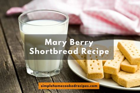 Mary Berry's shortbread is a treat which embodies Scottish delight. This Mary Berry shortbread recipe is made up of 4 simple ingredients.