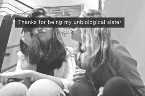 best friends | Tumblr Unbiological Sister, My Bff, Soul Sisters, To Infinity And Beyond, Know Who You Are, Best Friend Quotes, My Bestie, Best Friends Forever, True Friends