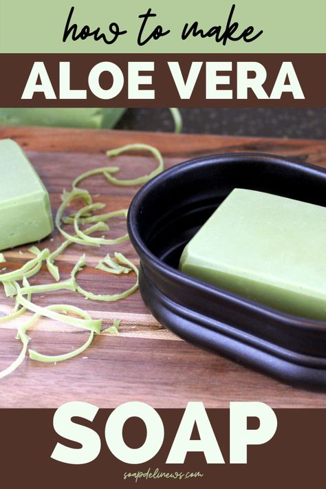 Aloe Vera Bar Soap Diy, Aloe Melt And Pour Soap Recipes, Melt And Pour Soap For Sensitive Skin, Aloe Recipes For Skin, Diy Aloe Vera Soap Melt And Pour, Cooking With Aloe Vera, Aloe Soap Recipe, Aloe Vera Soap Recipe Melt And Pour, Aloe Vera Soap Recipe