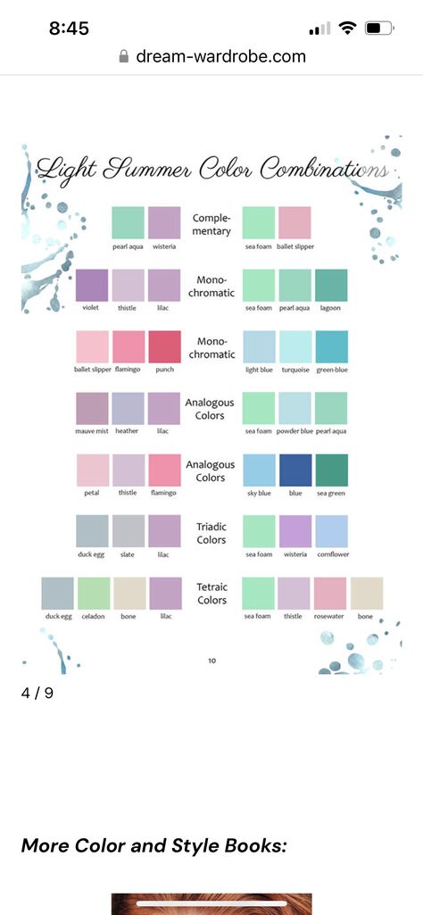 Powder Blue Combinations, Combination Outfit, Light Summer Color Palette, Blue Combination, Aesthetic Color, Color Combinations For Clothes, Summer Color Palette, Abstract Paint, Summer Color