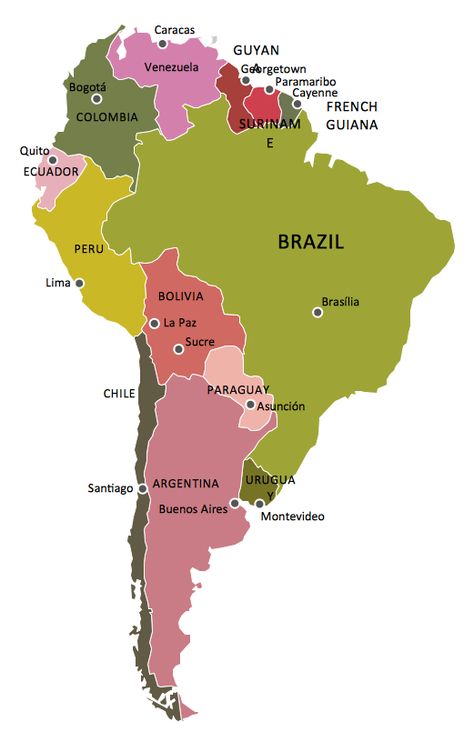 Geo Map - South America Continent | How to Draw South America Continent North America Continent Map, America Continent Map, Map Of Continents, South America Continent, South America Flag, Continent Map, America Continent, Map Of South America, Tips For Drawing