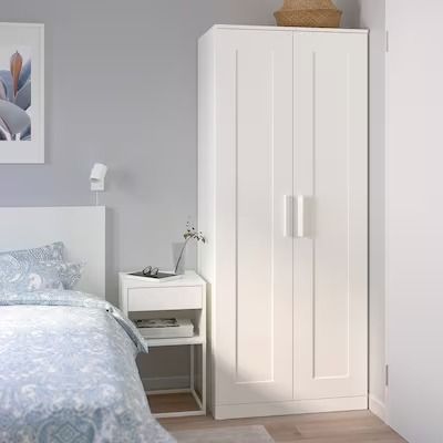 brimnes - Search - IKEA Brimnes Wardrobe, Modern Armoire, Armoire Ikea, Free Standing Wardrobe, Next Bedroom, Ikea Wardrobe, Corner Wardrobe, Ikea Website, Pax Wardrobe