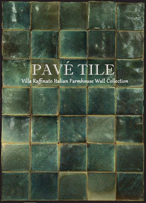 Villa Raffinato Italian Terra Cotta Wall Tile Kitchen Wall Tiles Design, Tuscan Tile, Green Tiles, Mediterranean Tile, Mediterranean Kitchen, Wall Tiles Design, Tuscan Kitchen, House Modern, Kitchen Wall Tiles