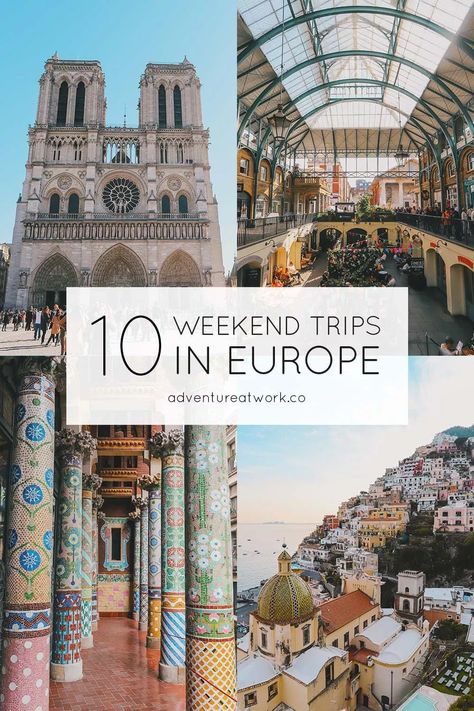 Europe Weekend Trips, Trips In Europe, Best Weekend Trips, Trip Destinations, Weekend Work, Vacation Days, Weekend Breaks, Europe Travel Destinations, Weekend Trip