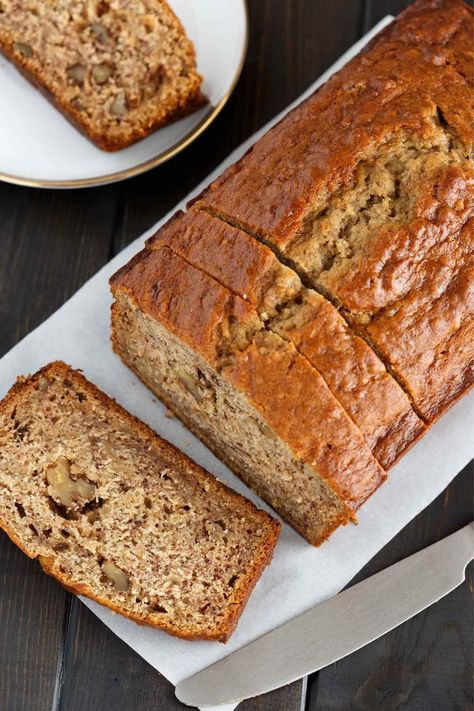 This Best EVER Banana Bread recipe is the only one you will ever need! It's easy, flavorful, and will quickly become your new favorite. #bakedbyanintrovertrecipes #banana #bread Best Ever Banana Bread, Buttermilk Banana Bread, Perfect Banana Bread, Banana Bread Pudding, Roasted Banana, Banana Nut Bread Recipe, Banana Bread Recipe Moist, Banana Benefits, Moist Banana Bread