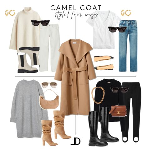 Wool Coat Women Outfit, Wrap Coat Outfit, Wool Coat Outfit, Camel Wool Coat, Wool Wrap Coat, Fashion Pics, Casual Outfit Inspiration, Wool Coat Women, Wrap Coat