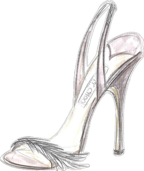 Sandals Drawing, How To Draw Heels, Drawing High Heels, Shoe Drawings, Fashion Illustration Shoes, Fashion Model Drawing, Shoe Sketches, Fashion Drawing Tutorial, Shoes Illustration