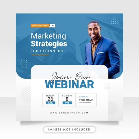 Live Webinar Poster, Webinar Social Media Post Design, Creative Webinar Poster Design, Webinar Banner Design, Online Webinar Poster Design, Webinar Poster Design Ideas, Webinar Invitation Design, Digital Poster Ideas, Business Post Design