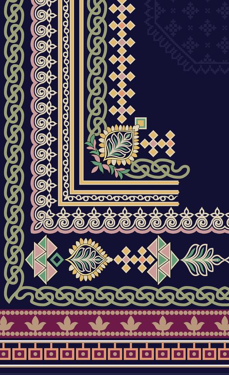 Gold Digital Art, Textile Pattern Texture, Ethnic Pattern Design, Design Pattern Art, Native American Patterns, Birds Embroidery Designs, Floral Textile, Flower Drawing Design, Print Design Art