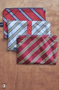 How to upcycle neck ties into other projects. What to do with old ties... A free sewing pattern for necktie zip pouches. #necktie #sewing #upcycle Old Neck Ties, Dyi Christmas Gifts, Sock Cupcakes, Basket Hamper, Friends Couple, Christmas Gift Baskets Diy, Birthday Husband, Diy Gifts For Men, Gift Baskets For Men