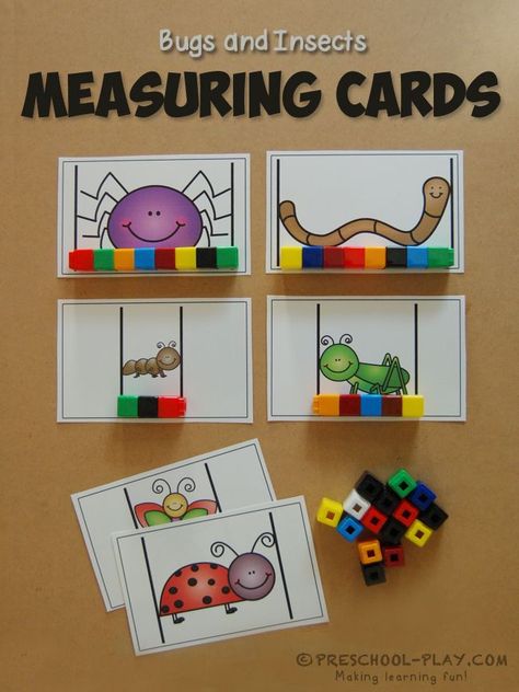 Images By Marta On Matemáticas | Math Activities Preschool Measurement Kindergarten, Literacy Activities Preschool, Insects Preschool, Bugs Preschool, Insect Activities, Measurement Activities, Math Measurement, Prek Math, Activities Preschool