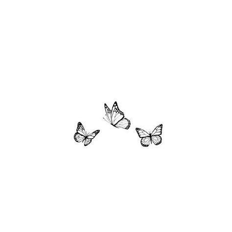 3 Butterfly Tattoo Placement Ideas, 3 Tiny Butterfly Tattoo, Tiny Tattoos Butterfly, Butter Flying Tattoo, Simplistic Butterfly Tattoo, Dainty Butterfly Tattoo Simple, Butterfly Tattoo With Quote, Double Butterfly Tattoo, Three Butterfly Tattoo