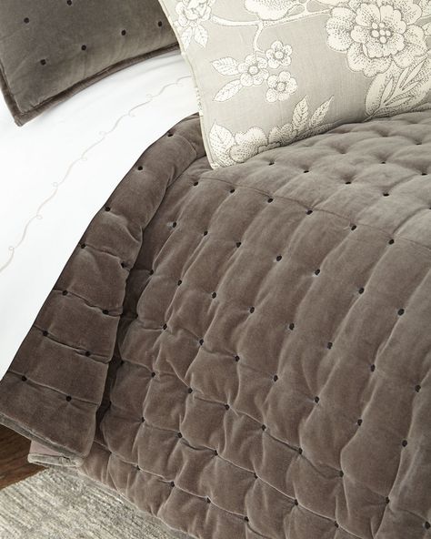 Pine Cone Hill King Vienna Velvet Quilt#ad Double Bed Designs Wooden, Double Bed Design Modern, Bed Designs Wooden, Ad Bedroom, Double Bed Design, Bed Design Modern Luxury, Simple Bed Designs, Double Bed Designs, Pine Cone Hill