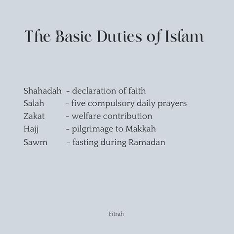 #islam #muslim #deen #introduction #basics #wordmeaning #translation #meaning #basicduties #principles #pillars #foundation #knowledge #religion #faith #reminder #fitrah Basics Of Islam, Islam Basics, Sunnah Prayers, Islam And Science, Islamic Knowledge, Islamic Teachings, Learn Islam, Daily Inspiration Quotes, Inspiration Quotes