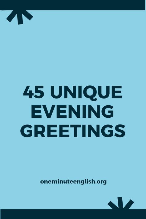 Looking for fresh and creative ways to wish someone a wonderful evening? Check out these 45 unique phrases and greetings to help you say 'have a nice evening' in a completely original way. From friendly suggestions to quirky notes, these phrases will make your goodbyes memorable, whether for friends, family, or colleagues. Elevate your conversation by exploring variations of good night wishes, cheerful farewells, and simple ways to brighten someone's evening. Embrace the power of words and spread joy effortlessly. Perfect for any occasion! Nice Words To Say To Someone, Unique Phrases, Fun Words To Say, Have A Nice Evening, Peaceful Evening, Evening Greetings, The Power Of Words, Power Of Words, Good Vocabulary Words