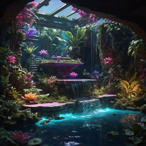 Mermaid Fairy Garden, Dreamscape Room, Magic Scenery, Mermaid Castle, Aqua Room, Underwater Room, Mermaid Island, Cool Playgrounds, Magical Room