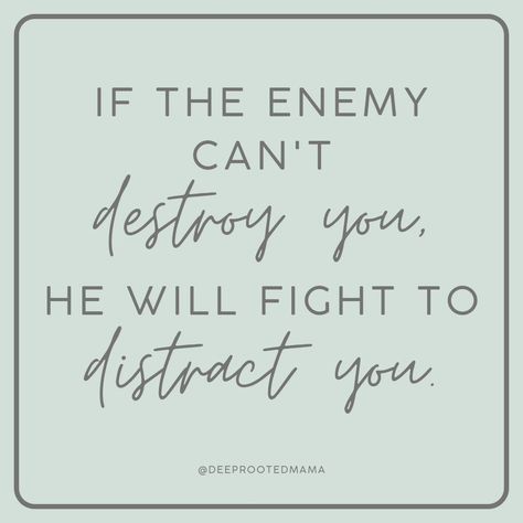 This is how I fight my battles👇🏽 PRAYER 🙏 1 Peter 5:8 says, "Be alert and of sober mind. Your enemy the devil prowls around like a roaring lion looking for someone to devour." And friends, let me tell you...the enemy KNOWS his only hope is to distract us from prayer and from our relationship with the Lord. I urge you to be alert and of sober mind so that you're able to recognize when the enemy is attacking you through distraction. Fight to keep your focus on God🙌 If you need help being ... Defeating The Enemy Quotes, Quotes For Enemy, When The Devil Attacks You Quotes, The Enemy Attacks Quotes, Quotes For Enemies, Know Your Enemy, Enemies Quotes, Focus On God, Devil You Know