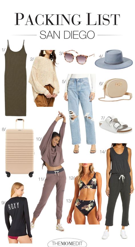 San Diego Packing List, San Diego Zoo Outfit, California Vacation Outfits, Zoo Outfit, March Outfits, Beach Vacation Packing, San Diego Style, Beach Vacation Packing List, Vacation Packing List