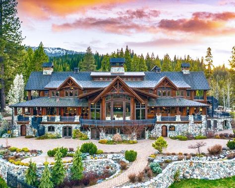 Luxury Ranch, California Outdoor, California Ranch, Ranches For Sale, Dream House Exterior, Cabin Homes, Elegant Homes, Ranch House, Log Homes