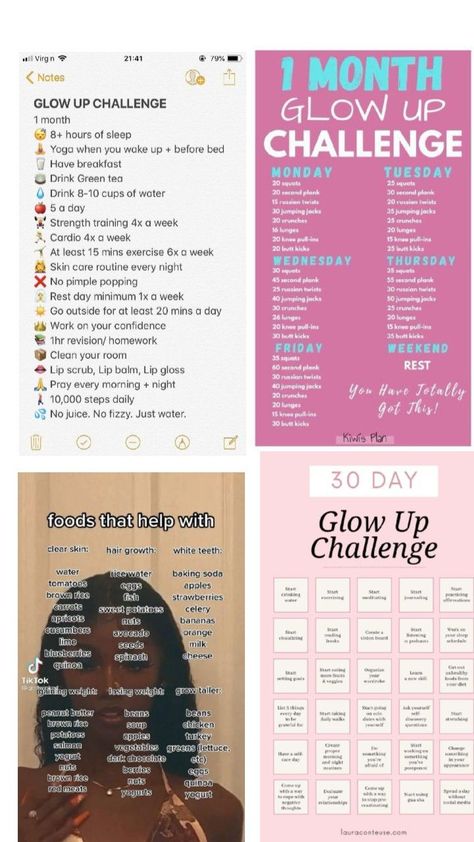 how to glow by work out by food by tips and tricks One Month Glow Up Challenge, 1 Month Challenge, 1 Month Glow Up Challenge, Month Glow Up Challenge, Glow Up Challenge, Month Challenge, 8 Hours Of Sleep, Russian Twist, Glow Up Tips