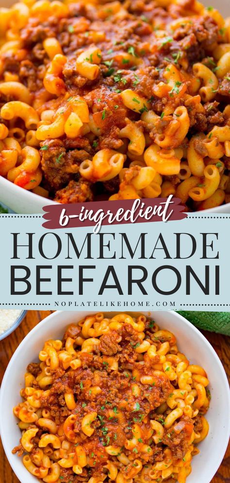 Meat Macaroni Recipe, Cooking With Mia, Elbows Pasta Recipes, Beefaroni Recipe Homemade, Ground Beef Macaroni Recipes, Beef And Macaroni Recipes, Recipes With Macaroni Noodles, Recipes With Elbow Noodles, Homemade Beefaroni Recipe