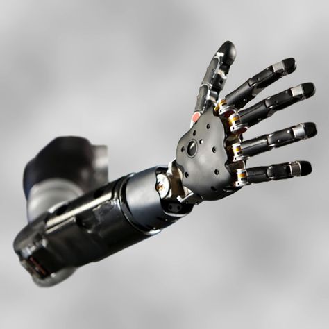 Arm Prosthetic, Prosthetic Arms, Armadura Ninja, Prosthetic Device, Prosthetic Arm, Mechanical Arm, Cyberpunk 2077, Research Projects, Post Apocalyptic