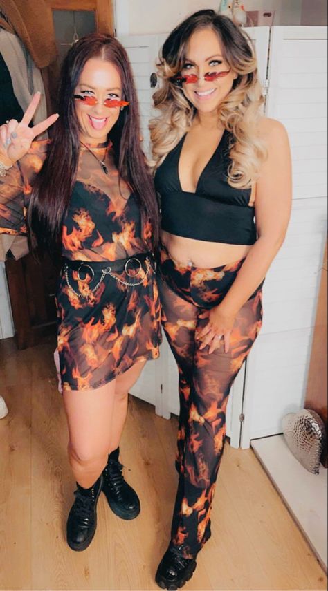 Flames Rave Outfit, Rave Group Theme, Group Festival Outfits Theme, Flame Rave Outfit, Flame Festival Outfit, Fire Rave Outfit, Festival Outfit Aesthetic, Edc Fits, Flame Outfit