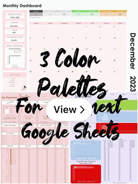 Lemon8 · ✨ 3 Color Palettes for your Next Google Sheets ✨ · @TheHappyPlanner Google Sheets Color Palette, No Spend Challenge, Winter Color, Color Theme, Open App, Google Sheets, Winter Colors, Color Combo, Color Themes