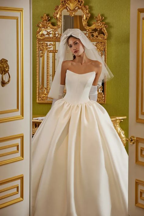 Sareh Nouri - Park View | Sareh Nouri Simple Ballgown Wedding Dress, Sareh Nouri Wedding Dress, Sareh Nouri Bridal, Wedding Ballgown, Sareh Nouri, Timeless Wedding Dress, Park View, Classy Wedding Dress, Kleinfeld Bridal