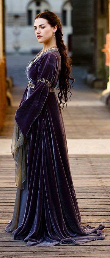 Purple Medieval Dress, Alys Rivers, Gown Aesthetic, Morgana Le Fay, Elven Princess, Her King, Medieval Woman, Last Unicorn, Fairytale Fashion