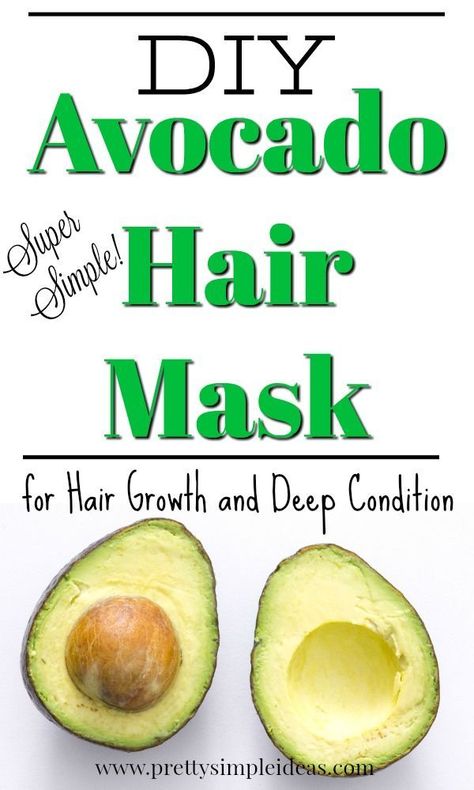 Is your hair dry? Try this DIY Avocado Hair Mask for growth or deep condition. The other benefits include added shine and dealing with split ends. #hairmasks #diy Avocado Deep Conditioner Diy, Avacodo Mask For Hair, Avocado Hair Mask For Growth, Diy Avocado Hair Mask, Diy Deep Conditioner, Mask For Hair, Diy Conditioner, Avocado Hair Mask, Split Ends Hair