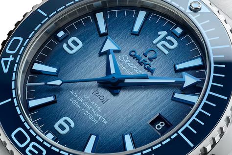 Omega Seamaster Ultra Deep, Challenger Deep, Omega Co Axial, Omega Planet Ocean, Omega Seamaster Planet Ocean, Marianas Trench, Planet Ocean, 75th Anniversary, Blue Color Schemes