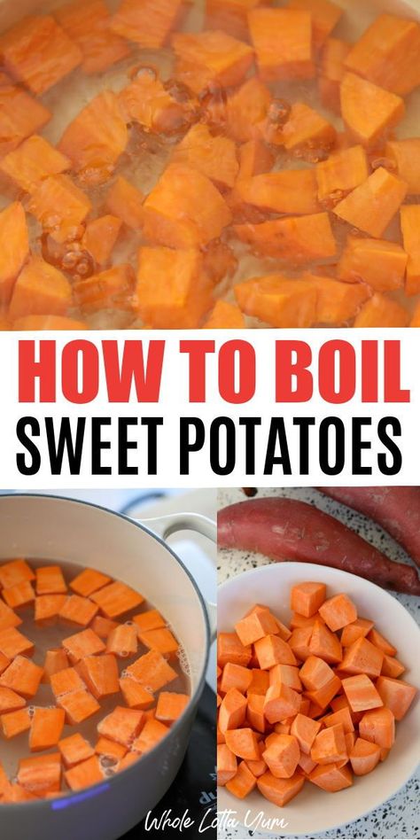 Sweet Potato Boiling Time, Sweet Potatos On Stove, Boiled Yams Recipe, How To Steam Sweet Potatoes, How Long To Boil Sweet Potatoes, Cooking Sweet Potatoes On Stove, Sweet Potato Boiled, How To Cook Sweet Potatoes On The Stove, How To Boil Sweet Potatoes