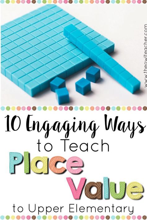 Operations And Algebraic Thinking 3rd Grade, Place Value Fourth Grade, Teach Place Value, Teaching Place Values, Math Place Value, Upper Elementary Math, Math Number Sense, Math Intervention, Upper Elementary Classroom