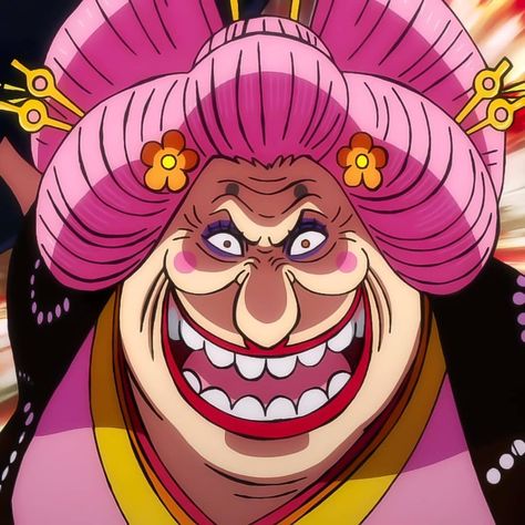 Big Mama One Piece, Big Mon, One Piece Stuff, Mom Drawing, Alice In Wonderland Drawings, One Piece Episodes, Big Mom, One Piece Photos, More Icons