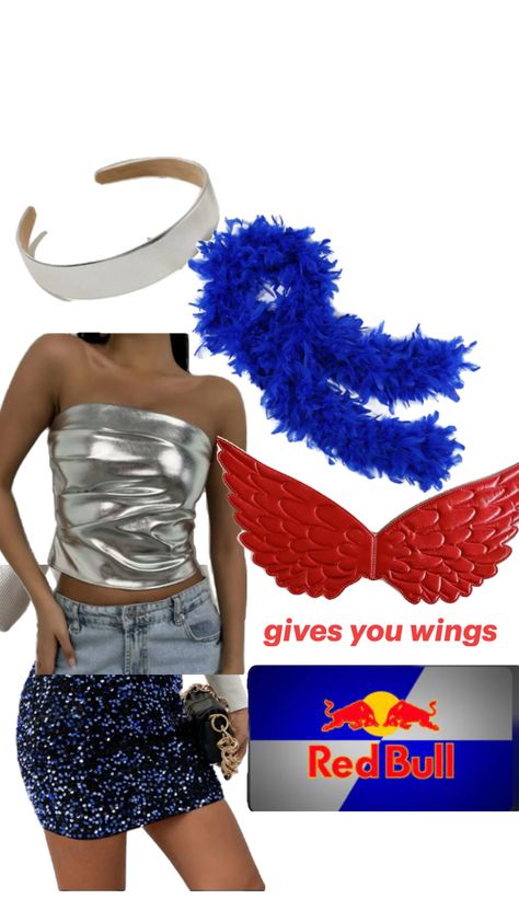 Red Bull Halloween Costume, Red Bull Costume, Bull Costume, Halloween Coustumes, Costumes For Women, Red Bull, Halloween Outfits, Halloween Costume, Dress To Impress