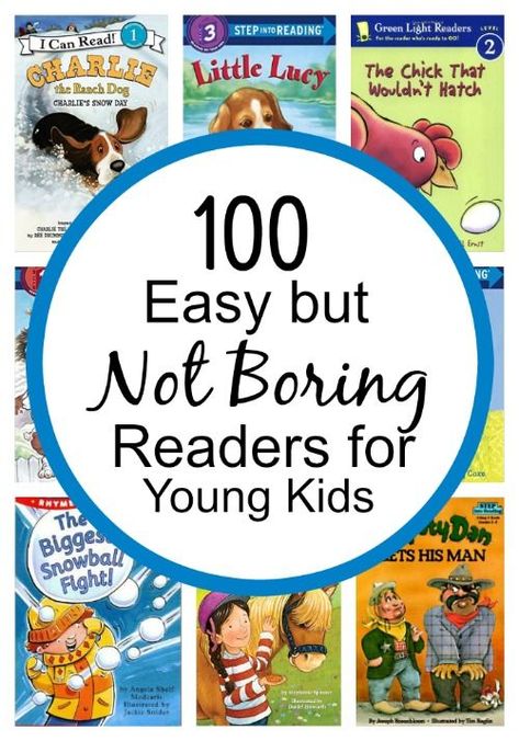 100 Easy but NOT Boring Readers for Young Kids-separated by reading level Level 1 Reading Books Children, Easy Reading For Kids, Easy Books To Read, Books For Preschoolers, Easy Reader Books, Kid Books, Homeschool Books, Easy Books, Family Reading