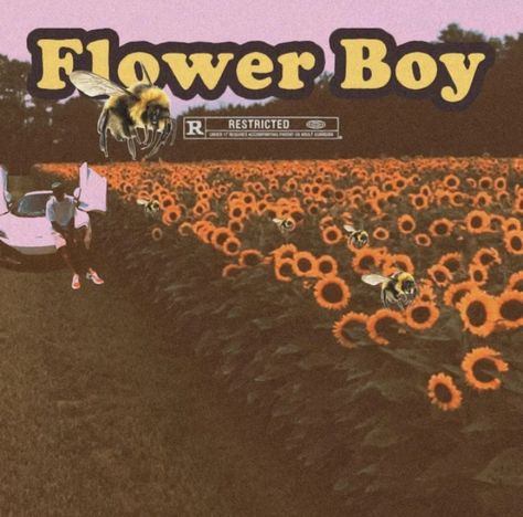 Flower Boy, Hip Hop Albums, Boys Wallpaper, Flower Boys, Tyler The Creator, New Wallpaper, Album Covers, Flower Girl, Hip Hop