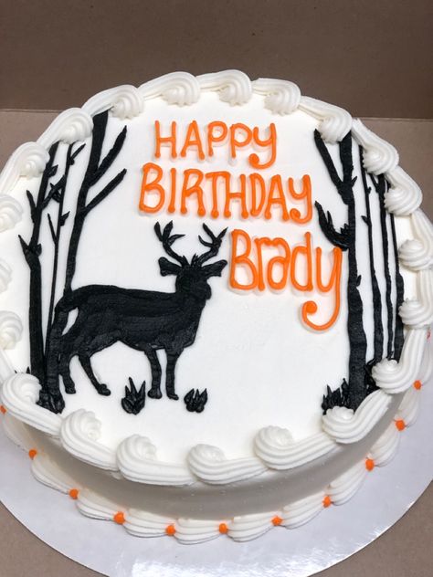 Hunting Sheet Cake, Hunting Theme Cake, Cake Design For Men, Hunting Cake, Hunting Theme, Hunting Themes, Sheet Cake Designs, Sheet Cakes, Fish Cake