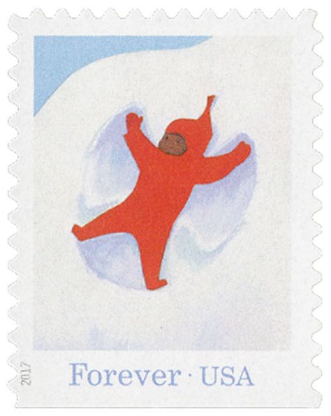 Stamp Collection, A Snowy Day, Snow Angel, Postage Stamp Illustration, Postage Stamp Design Illustration, Vintage Christmas Postage Stamps, Old Post Stamp, London Postage Stamp, Usa Stamps