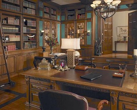 Inspiring home office Home Study Design, Traditional Home Offices, Rustic Office Decor, Rustic Home Offices, Traditional Home Office, Rustic Office, Traditional Office, Latest Interior Design, Interior Design Advice